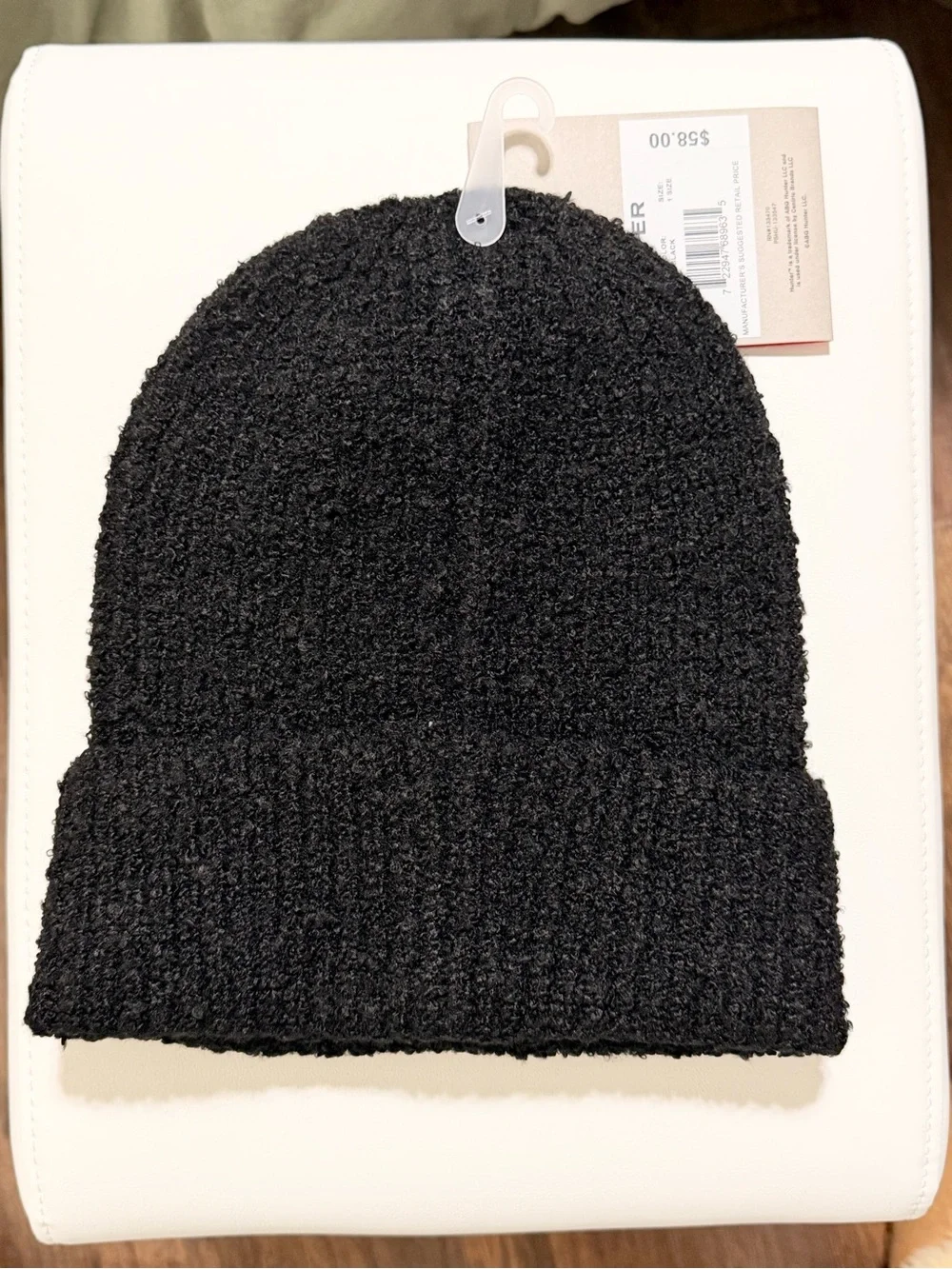 Hunter Black Knit Beanie